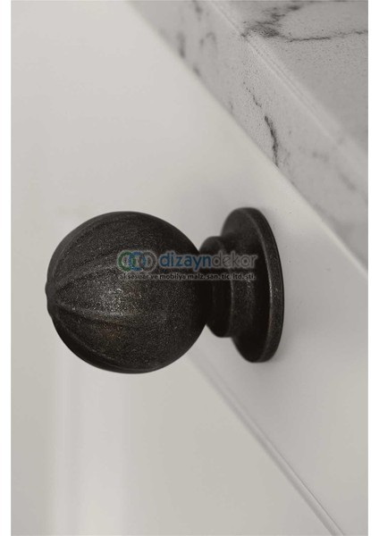 Banister Antik Siyah Tekli Düğme Kulp fiyatları