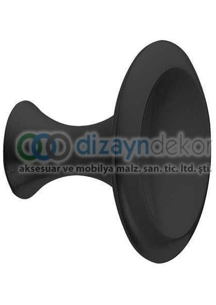 Bell Mat Siyah Tekli Düğme Kulp