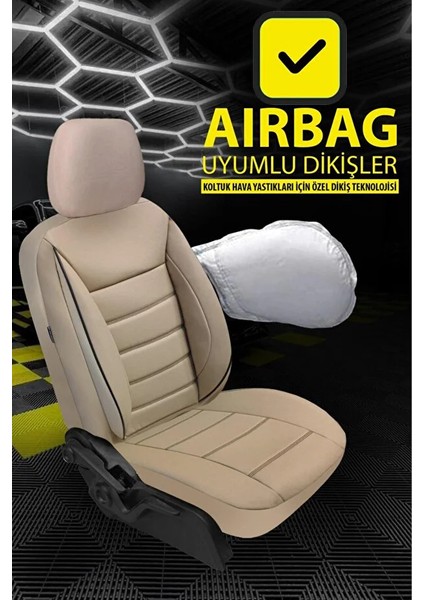 Opel Movano B 2.3 Cdtı Turbo (125 Hp) Easytronic 2011 Uyumlu Sadece Ön Iki Koltuk Deri Oto Kılıf Siyah fiyatları