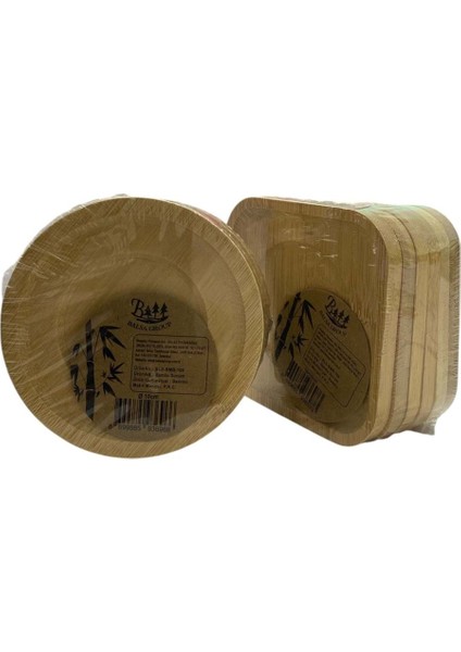 Bambu Yuv.&kare Çay Tabaği