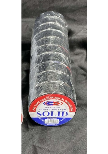 Solid Elek. Bandi Si̇yah SLD-5002 10 Yrd