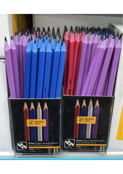 Si̇lka Metali̇k Üçgen Kurşun Kalem Tsm-72 72 2