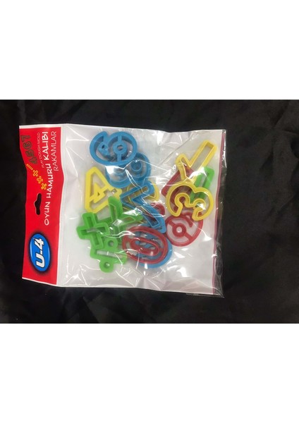 U-4 Oyun Hamuru Kalibi Rakamlar F1567 50