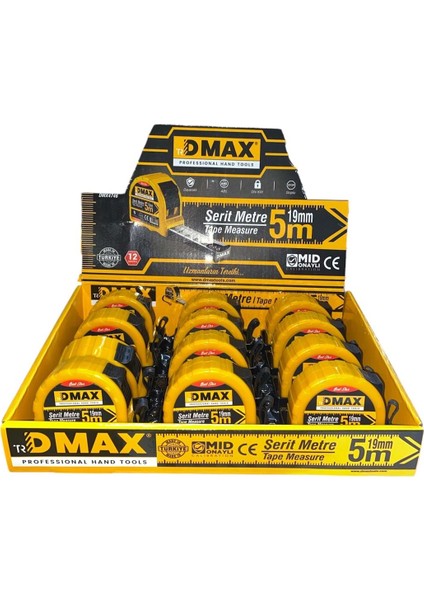 Dmax 5 19MM Şeri̇t Metre DMX-4746 | 1 Adet