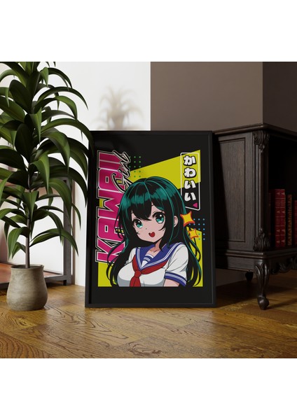 ''kawaii Iı'' Anime Kızı Poster Tablo (Çerçeveli) fiyatları