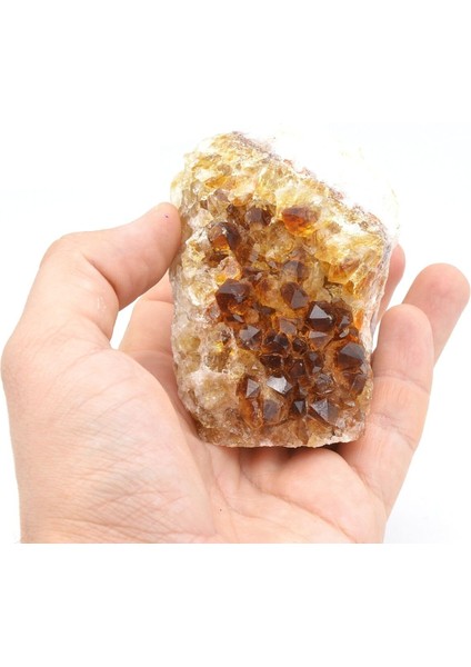 Hakiki Doğal Sitrin Taşı Kaya Parçası 431 Gram indirimleri