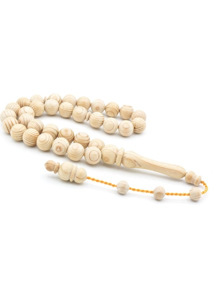 Usta Işi Sistemli Küre Kesim Kokulu Sedir Ağacı Tesbih