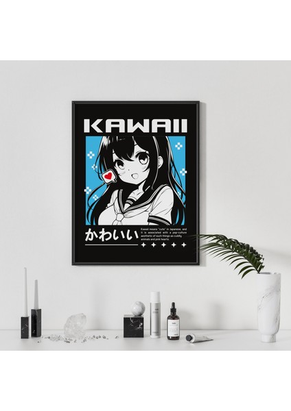 ''kawaii'' Poster Tablo (Çerçeveli) fırsatları