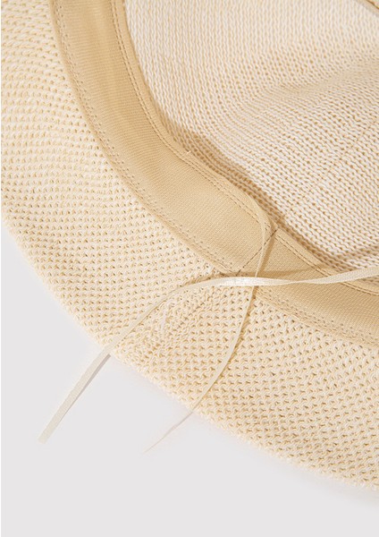 Bej Hasır Bucket Şapka 1910080-70185