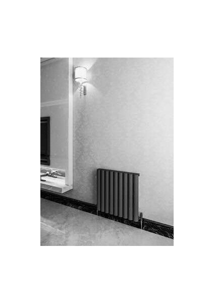 Ula Yatay Alüminyum Radyatör 625X600 Pütürlü Beyaz (Ral 9016)