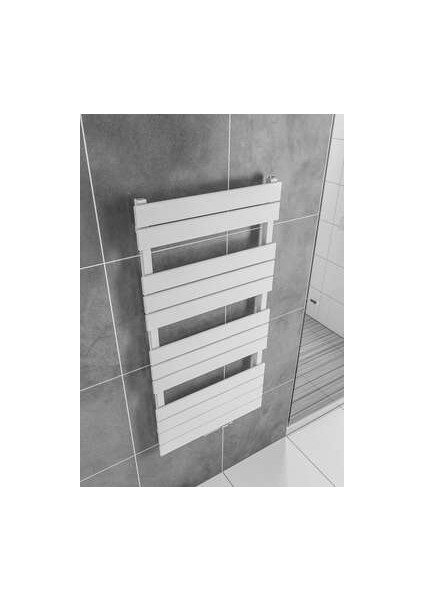 Smyrna Çelik Dizayn Havlupan 600X1200 Pütürlü Beyaz (Ral 9016)