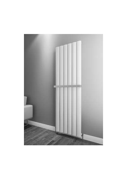 Kavala Dikey Alüminyum Radyatör 565X1800 Pütürlü Beyaz (Ral 9016)