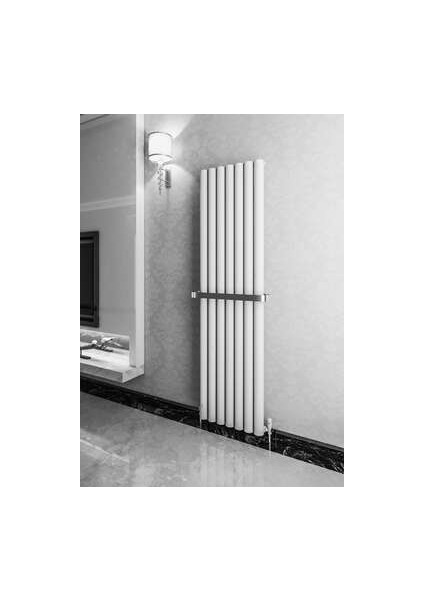 Ula Dikey Alüminyum Radyatör 485X1800 Pütürlü Beyaz (Ral 9016)