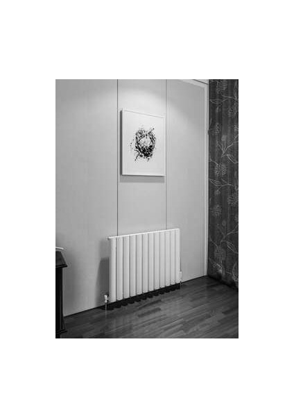 Birgi Yatay Alüminyum Radyatör 835X600 Pütürlü Beyaz (Ral 9016)