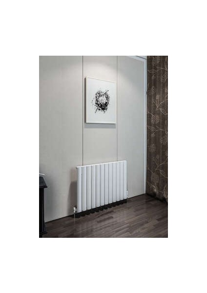 Birgi Yatay Alüminyum Radyatör 835X600 Pütürlü Beyaz (Ral 9016)