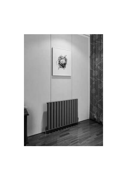 Birgi Yatay Alüminyum Radyatör 835X600 Pütürlü Beyaz (Ral 9016)