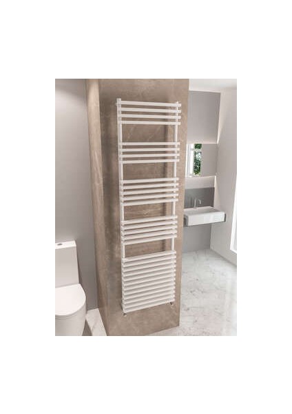 Riva Çelik Dizayn Boyalı Havlupan 600X1800 Pütürlü Beyaz (Ral 9016)