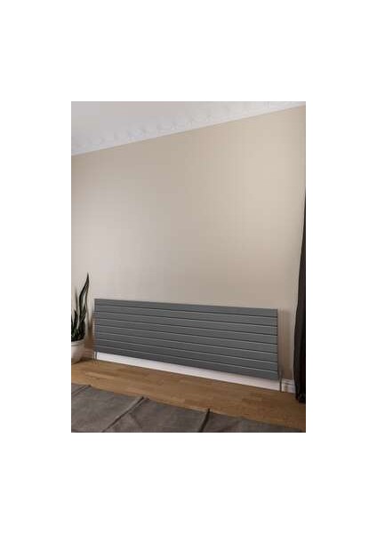 Teos Yatay Çelik Radyatör 1800X595 Pütürlü Beyaz (Ral 9016)