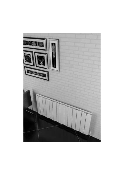Cunda Yatay Alüminyum Radyatör 1325X600 Pütürlü Beyaz (Ral 9016) fiyatları