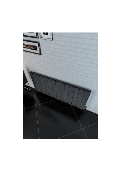 Cunda Yatay Alüminyum Radyatör 1325X600 Pütürlü Beyaz (Ral 9016)