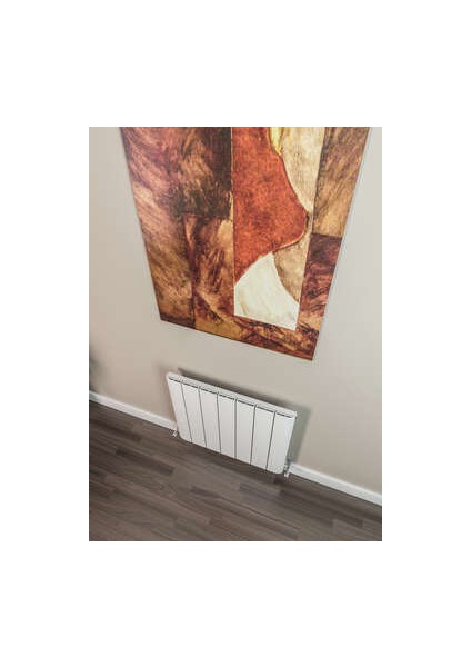 Selanik Yatay Alüminyum Radyatör 660X600 Pütürlü Beyaz (Ral 9016)