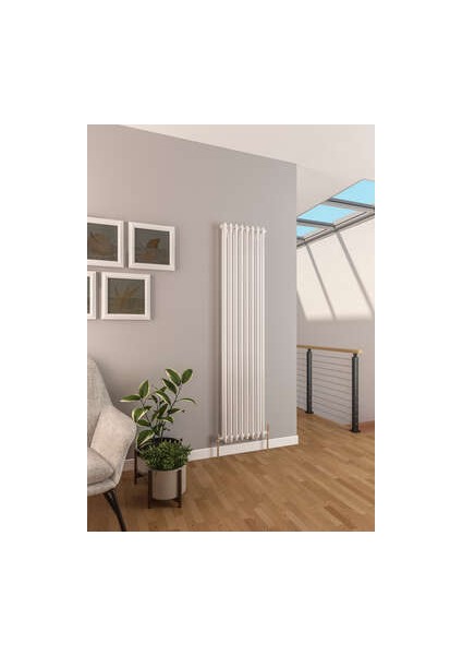 Focha Dikey Çelik Radyatör 410X1800 Pütürlü Beyaz (Ral 9016) fırsatları