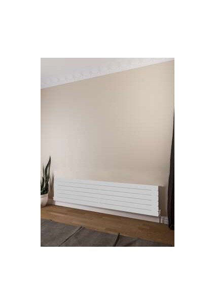 Teos Yatay Çelik Radyatör 1800X445 Beyaz (Ral 9016 Gloss 80)