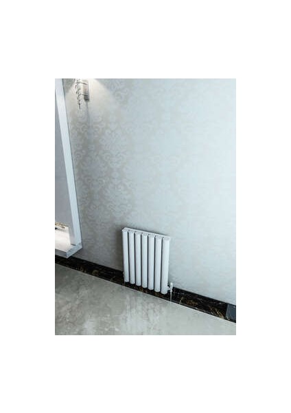 Ula Yatay Alüminyum Radyatör 485X600 Pütürlü Beyaz (Ral 9016)
