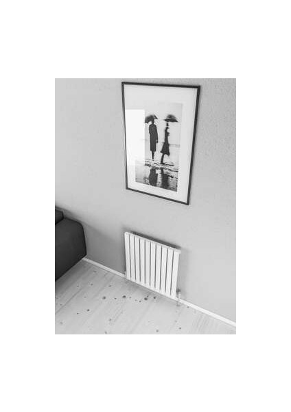 Palesa Yatay Çelik Radyatör 589X600 Pütürlü Beyaz (Ral 9016)