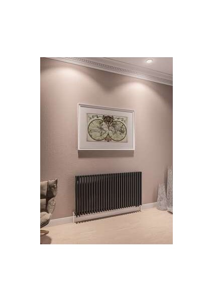 Diva Yatay Çelik Radyatör 1180X600 Pütürlü Beyaz (Ral 9016)
