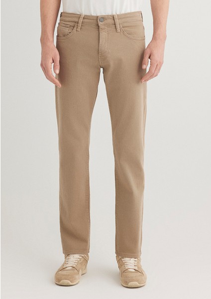 Hunter Koyu Bej Comfort Gabardin Pantolon 0020232492
