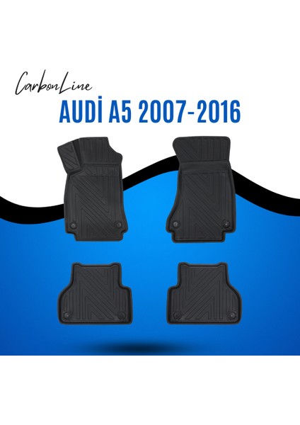 Audı A5 2007-2016 3D Carbonline Araca Özel Paspas