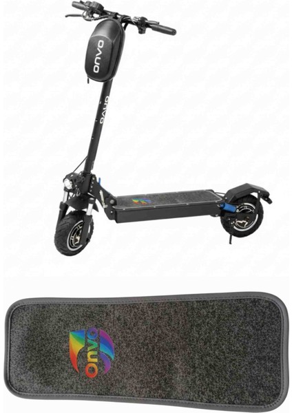Elektrikli Scooter Onvo OV-012 x Plus 1600W Koruyucu Paspas Baskılı Cırt Sabitlemeli Onvo