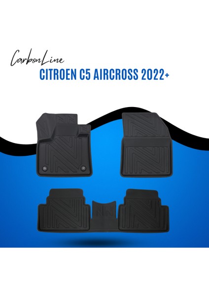 Cıtroen C5 Aırcross 2022+ 3D Carbonline Araca Özel Paspas
