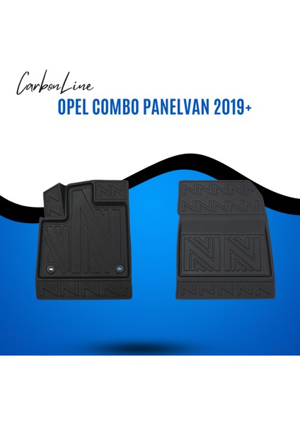 Opel Combo Panelvan 2019+ 3D Carbonline Araca Özel Paspas
