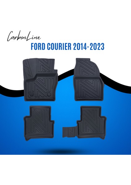 Ford Courıer 2014-2023 3D Carbonline Araca Özel Paspas