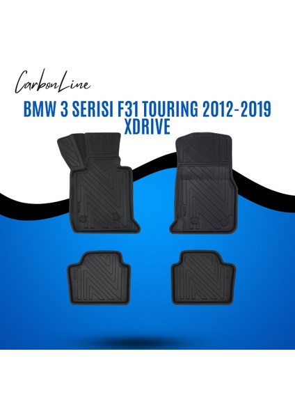 Bmw 3 Serısı F31 Tourıng 2012-2019 Xdrıve 3D Carbonline Araca Özel Paspas