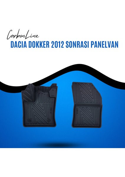 Dacıa Dokker 2012 Sonrası Panelvan 3D Carbonline Araca Özel Paspas