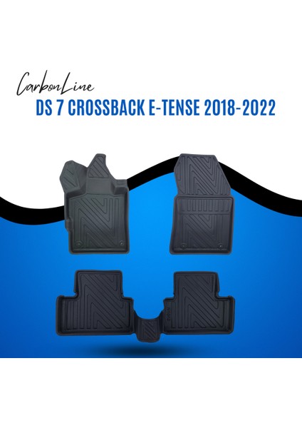Crossback E-Tense 2018-2022 3D Carbonline Araca Özel Paspas