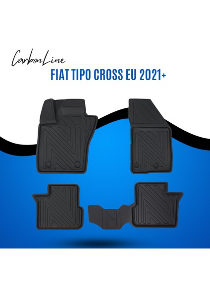 Fıat Tıpo Cross Eu 2021+ 3D Carbonline Araca Özel Paspas