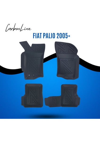 Fıat Palıo 2005+ 3D Carbonline Araca Özel Paspas
