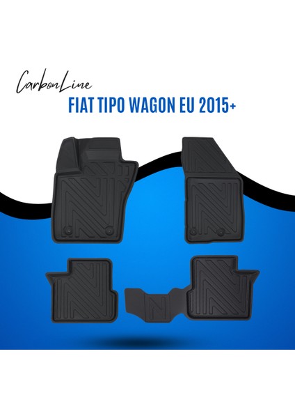 Fıat Tıpo Wagon Eu 2015+ 3D Carbonline Araca Özel Paspas