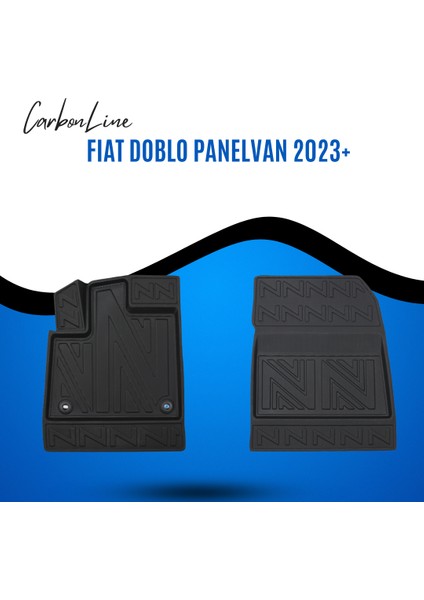 Fıat Doblo Panelvan 2023+ 3D Carbonline Araca Özel Paspas