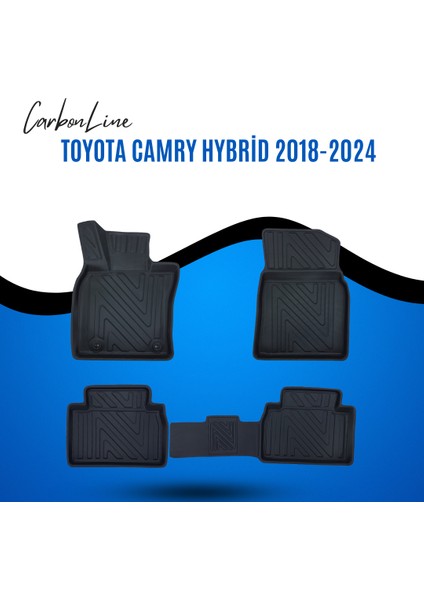 Toyota Camry Hybrid 2018-2024 3D Carbonline Araca Özel Paspas