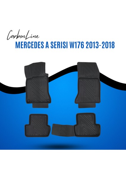 Mercedes A Serısı W176 2013-2018 3D Carbonline Araca Özel Paspas