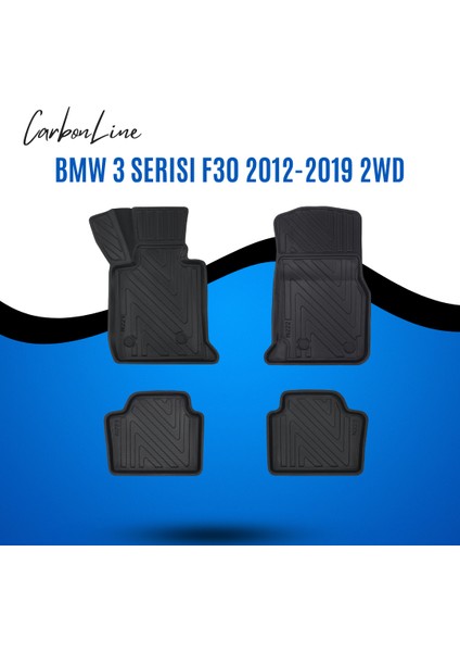 Bmw 3 Serısı F30 2012-2019 2WD 3D Carbonline Araca Özel Paspas