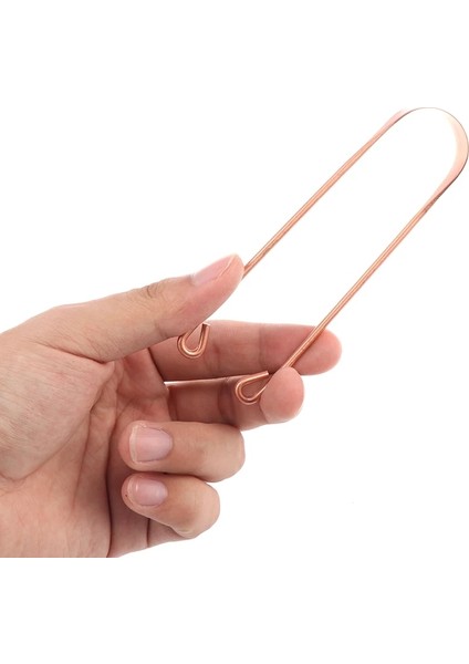 Saf Bakır Dil Temizleme Aleti 12 cm Uzunlukta Etkili Temizlik fırsatları