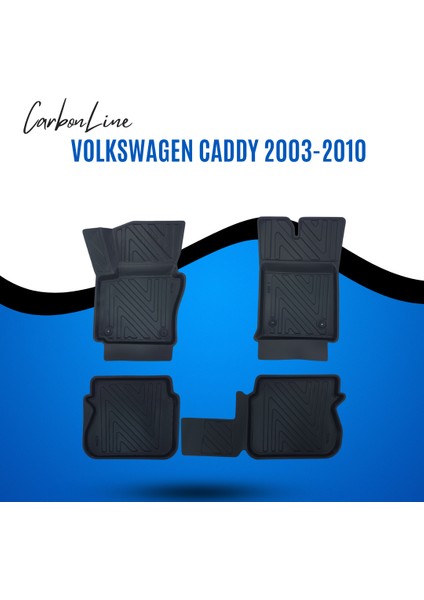 Volkswagen Caddy 2003-2010 3D Carbonline Araca Özel Paspas