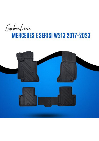 Mercedes E Serısı W213 2017-2023 3D Carbonline Araca Özel Paspas