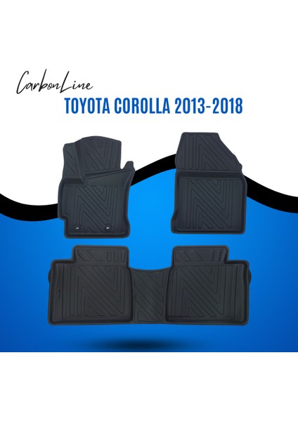 Toyota Corolla 2013-2018 3D Carbonline Araca Özel Paspas